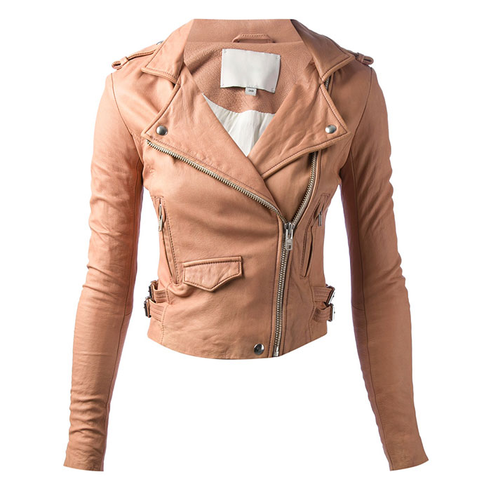 Customized Leather Jacket For Ladies