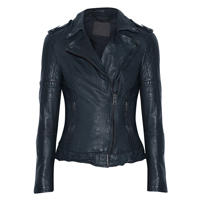Classic Leather Jacket For Ladies